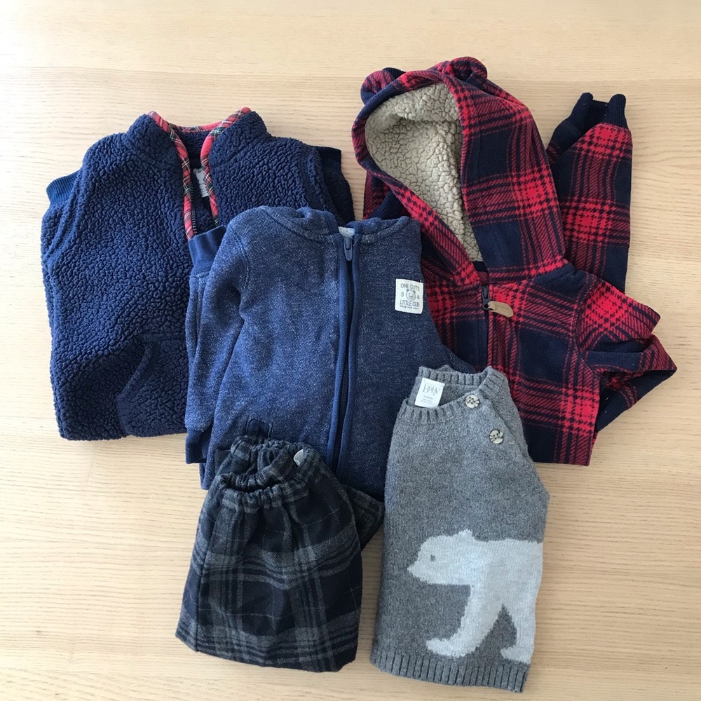 4 outfit bundle - Boys 3-6 month - Lot